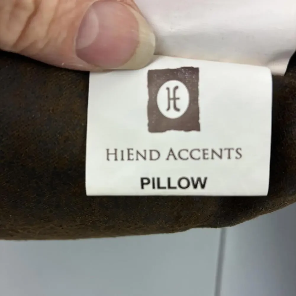 HiEnd Accents Set of Two Decorative Pillows with Southwestern Cowboy Pattern